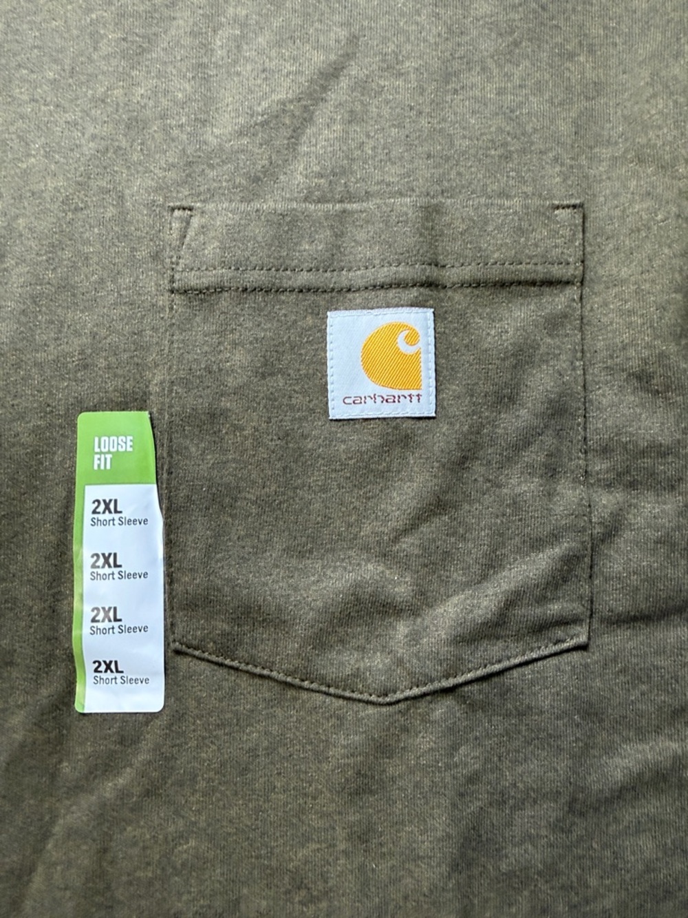 Carhartt Loose Fit Heavyweight Short Sleeve Tee Size 2XL NWT - Picture 3 of 5